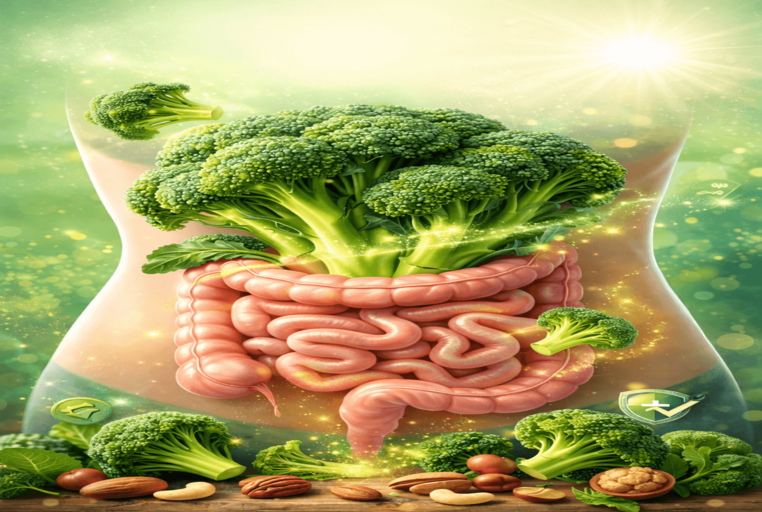 brócolis e o sistema digestivo