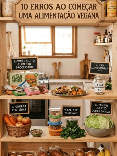 10 erros ao começar uma alimentação vegana
