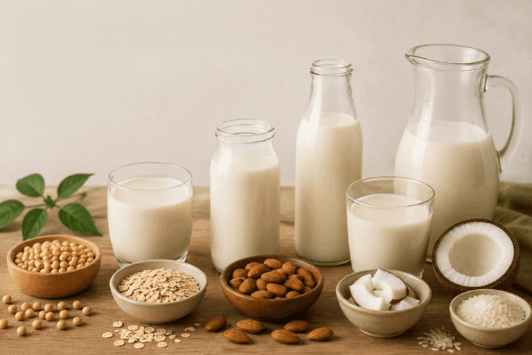 leites vegetais e alternativas